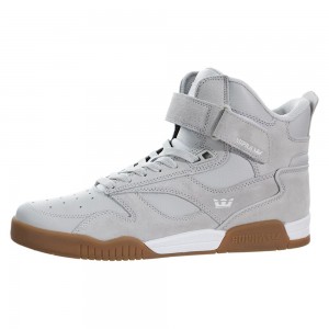 Altos Supra Bleeker Hombre Grises | YQHGT5296