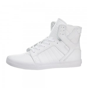 Altos Supra SkyTop Hombre Blancos | ZJCXD3687