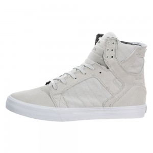 Altos Supra SkyTop Hombre Grises | CQITZ8791