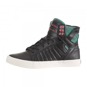 Altos Supra SkyTop Hombre Negros Verdes | VXDKH6103