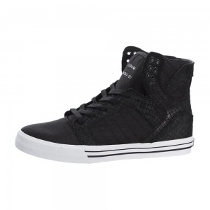 Altos Supra SkyTop Hombre Negros | QEDTR5704