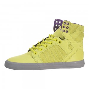 Altos Supra SkyTop Mujer Amarillos | MYUSE5183