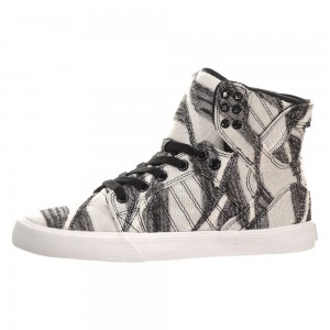 Altos Supra SkyTop Mujer Blancos Grises | GAKXE3571