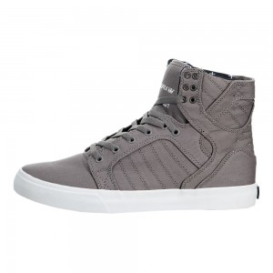 Altos Supra SkyTop Mujer Grises | STUKI3059