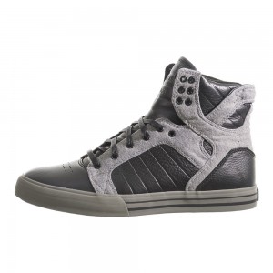 Altos Supra SkyTop Mujer Negros Grises | SIHOX6271