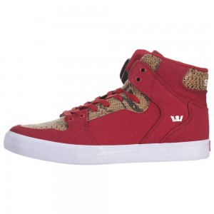 Altos Supra Vaider Hombre Rojos Marrom | VJXRP9045