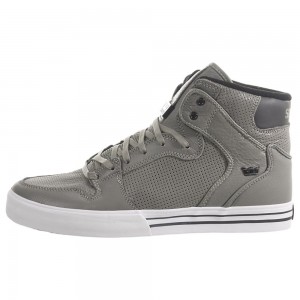 Altos Supra Vaider Mujer Grises | PDUQZ4879