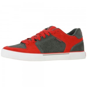 Bajos Supra EE Vega Hombre Rojos Grises | DOUWG0619