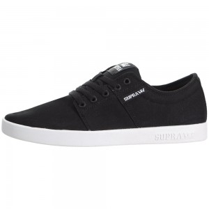 Bajos Supra Stacks II Hombre Negros | JOQVR5329