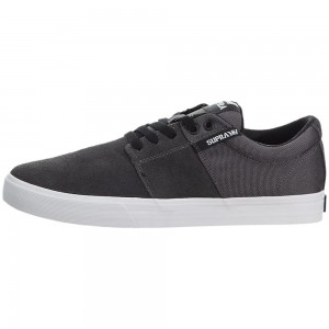 Bajos Supra Stacks Vulc II Hombre Grises | JEULI4238