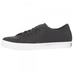 Bajos Supra Thunder Low Hombre Negros | GEVZU0619