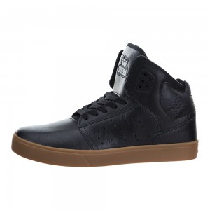 Tenis Skate Supra Atom Hombre Negros | MXIPD2156