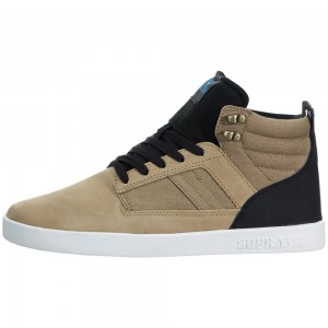 Tenis Skate Supra Bandit Hombre Kaki | DWROE9287