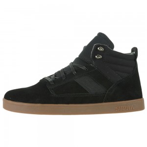 Tenis Skate Supra Bandit Hombre Negros | PISZY1209