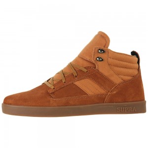 Tenis Skate Supra Bandit Mid Hombre Marrom | ZTEUX6210