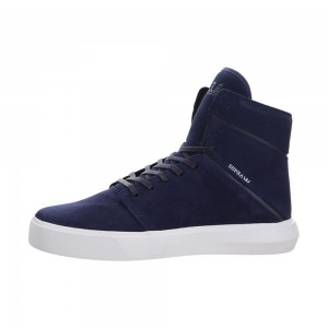 Tenis Skate Supra Camino Hombre Azul Marino | OSUCT9205