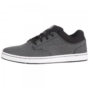 Tenis Skate Supra Dixon Hombre Negros Blancos | MBVXZ0745