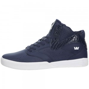 Tenis Skate Supra Khan Hombre Azul Marino | SRPBO5879