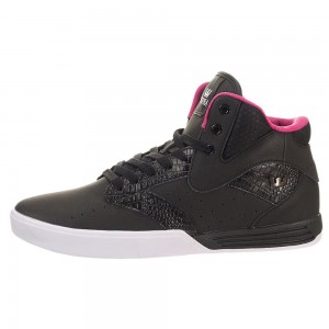 Tenis Skate Supra Khan Hombre Negros | JVENZ2196