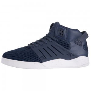 Tenis Skate Supra SkyTop III Hombre Azul Marino | IUNET3051