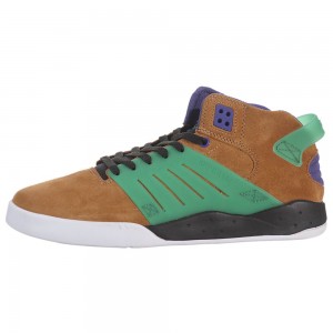 Tenis Skate Supra SkyTop III Mujer Marrom | ASFJG4869