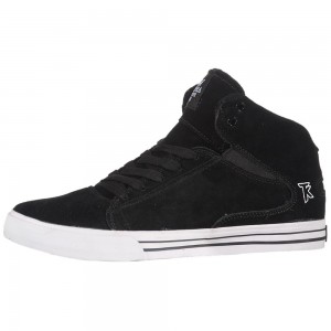 Tenis Skate Supra Society Mid Hombre Negros | WGXSA5793