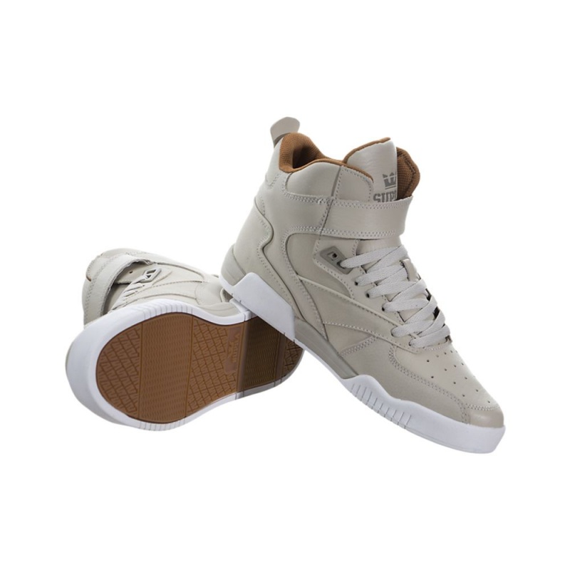 Altos Supra Bleeker Hombre Grises | ITLOZ7208