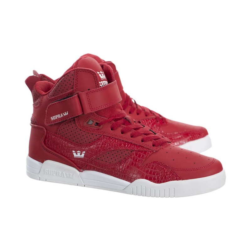 Altos Supra Bleeker Hombre Rojos | VSZFU8540