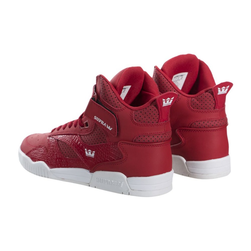 Altos Supra Bleeker Hombre Rojos | VSZFU8540