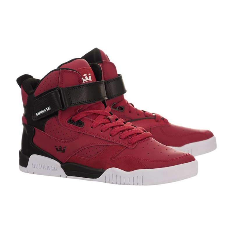 Altos Supra Bleeker Hombre Rojos | ZYWFO2904