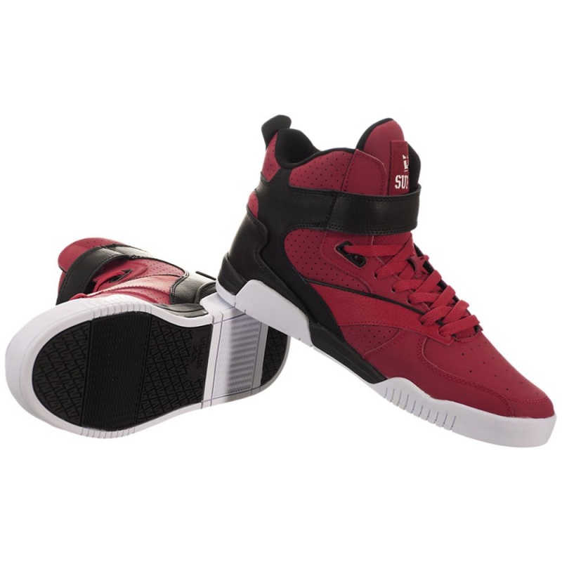 Altos Supra Bleeker Hombre Rojos | ZYWFO2904