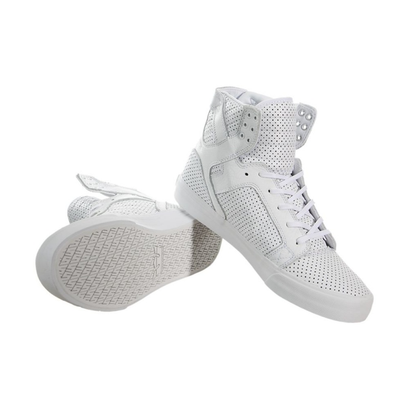 Altos Supra SkyTop HF Hombre Blancos | ZNPHO6751