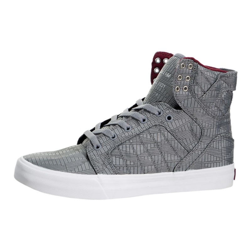 Altos Supra SkyTop HF Hombre Grises | DRJYW7968