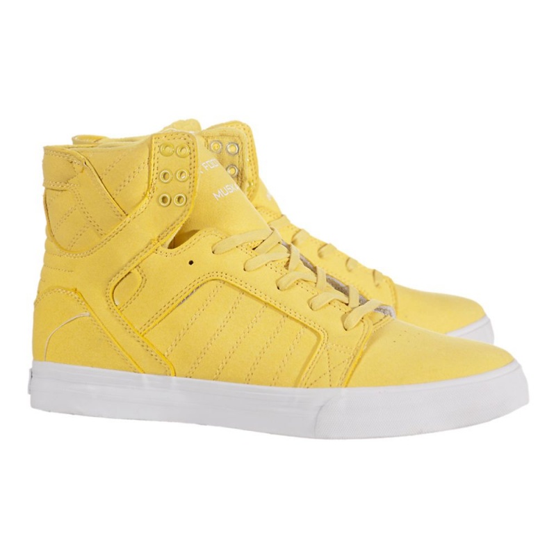 Altos Supra SkyTop Hombre Amarillos | YKAQD2345