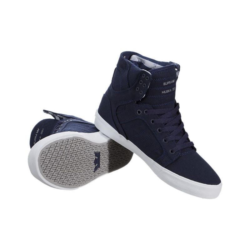 Altos Supra SkyTop Hombre Azul Marino | PWUTD4123