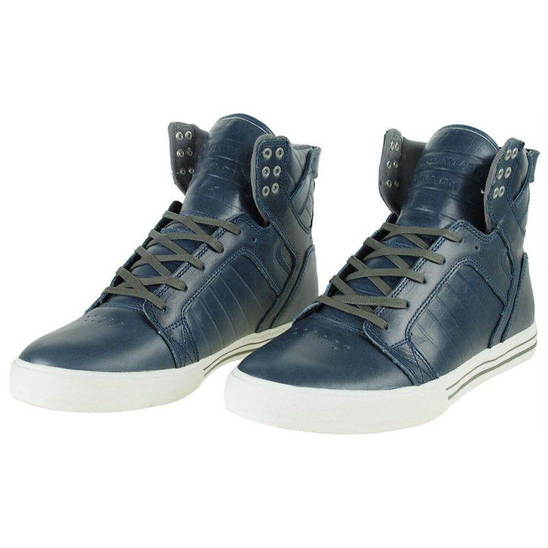 Altos Supra SkyTop Hombre Azules | MHFKN9056