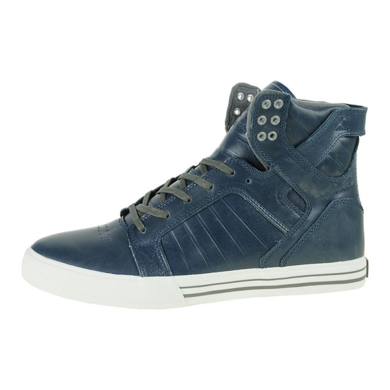 Altos Supra SkyTop Hombre Azules | MHFKN9056