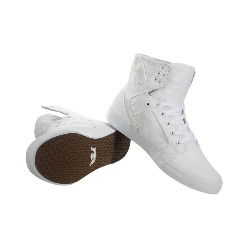 Altos Supra SkyTop Hombre Blancos | NWBSK1829