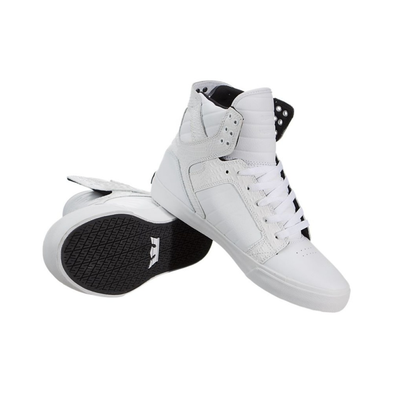 Altos Supra SkyTop Hombre Blancos | RDNBI4782