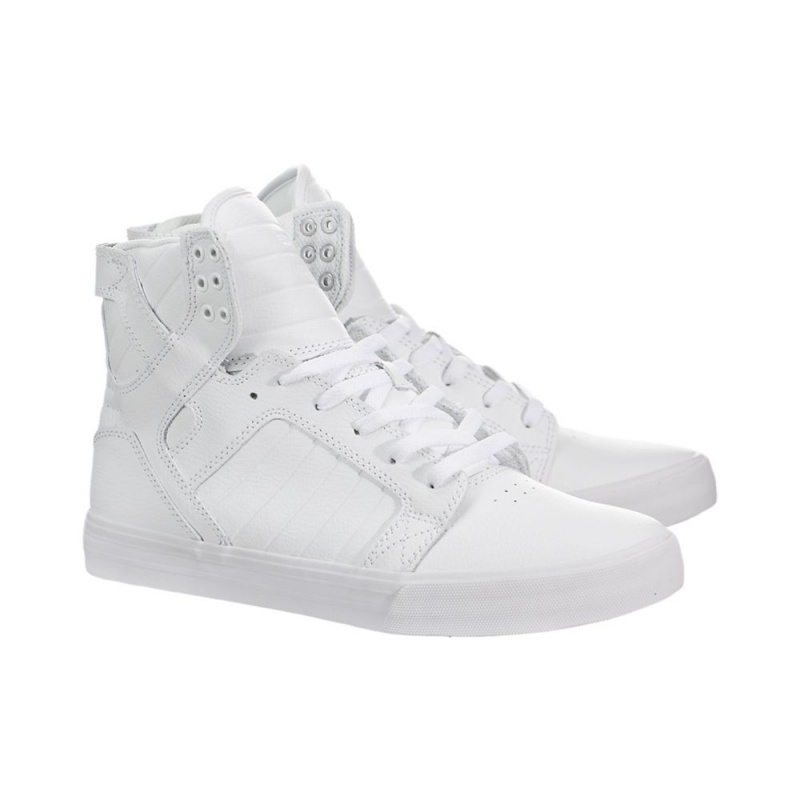 Altos Supra SkyTop Hombre Blancos | ZJCXD3687