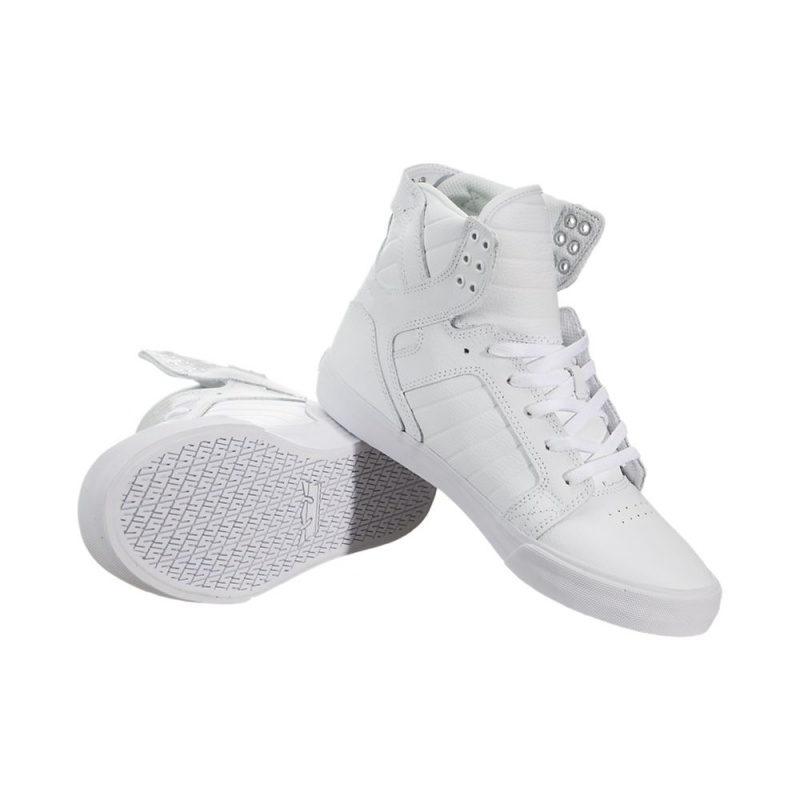 Altos Supra SkyTop Hombre Blancos | ZJCXD3687