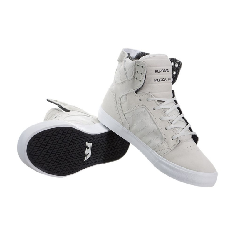 Altos Supra SkyTop Hombre Grises | CQITZ8791