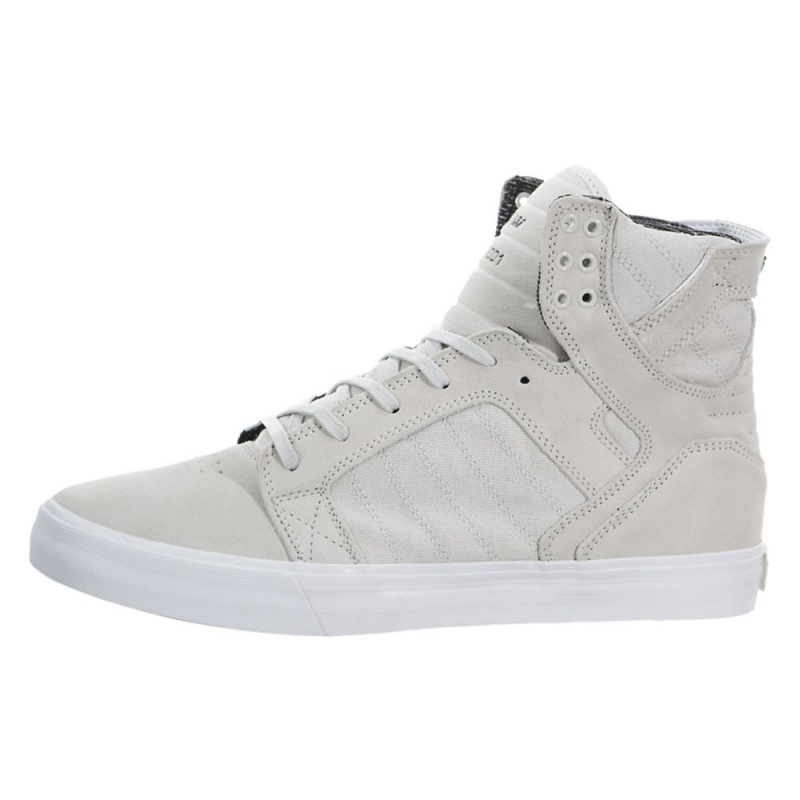 Altos Supra SkyTop Hombre Grises | CQITZ8791