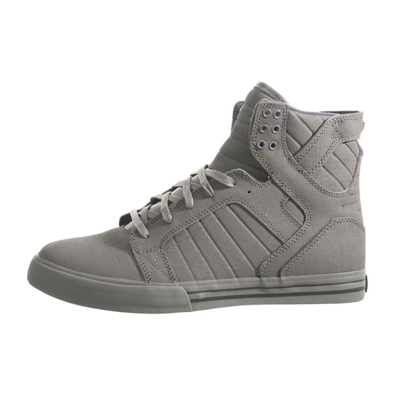 Altos Supra SkyTop Hombre Grises | DEUGT7264