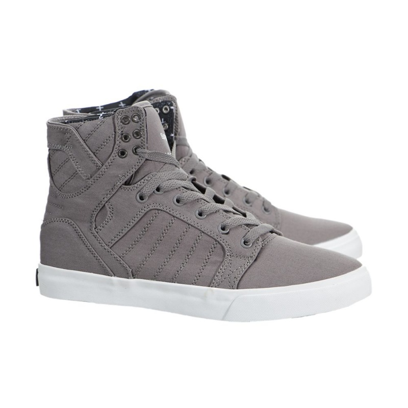 Altos Supra SkyTop Hombre Grises | EITRH3564