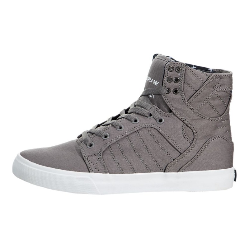 Altos Supra SkyTop Hombre Grises | EITRH3564