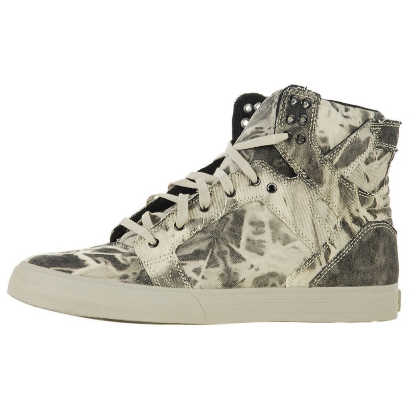 Altos Supra SkyTop Hombre Grises | EUYTJ2730