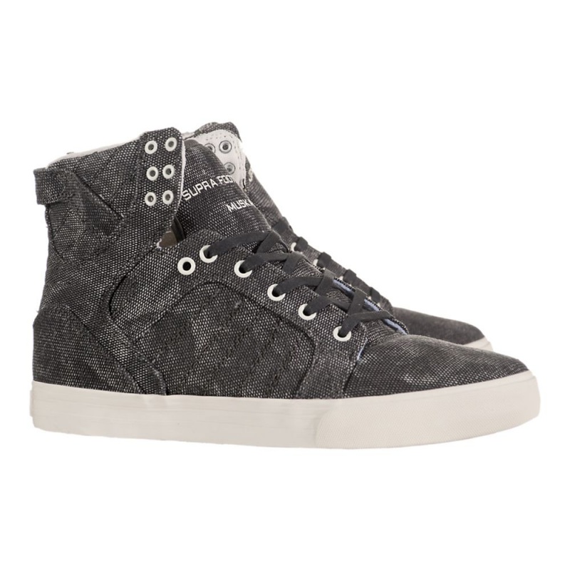 Altos Supra SkyTop Hombre Grises | SBWYF7382