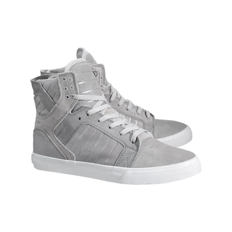 Altos Supra SkyTop Hombre Grises | SYHJA3947