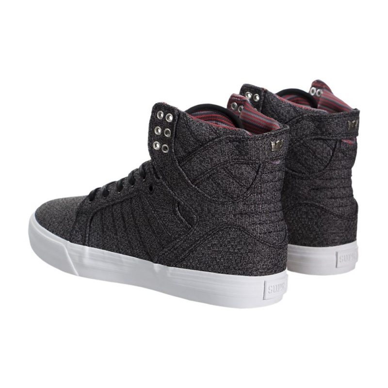 Altos Supra SkyTop Hombre Grises | WKAGU2584